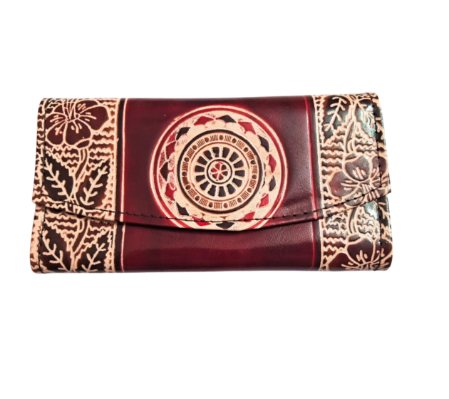 Genuine Leather Shantiniketan Clutch Purse