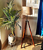 Modern Tripod Wooden LED Floor Lamp | 45x45x150 Inches