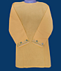 Women Embroidered Pure Cotton yellow Kurta  s size