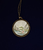 Hand Painted Pendant - Silent shore