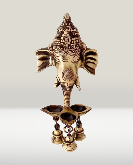 Ganesha Wall Hanging Diya 