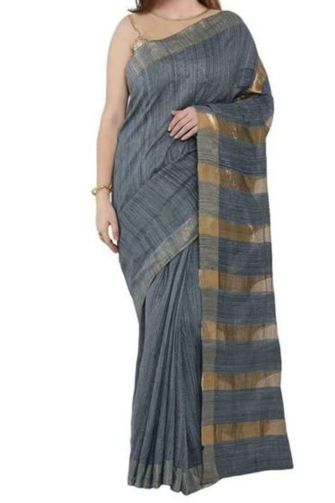 TASAR GHICHA SILK SAREE