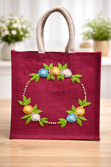 Stylish Floral Embroidered 