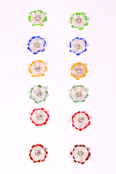 Handmade Fish Scale Earrings | Set of 6 | Multicolour