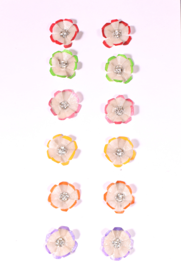 Handmade Fish Scale Earrings | Set of 6 | Multicolour