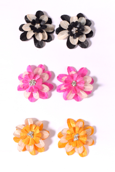 Handmade Fish Scale Earrings | Set of 3 | Multicolour | Big