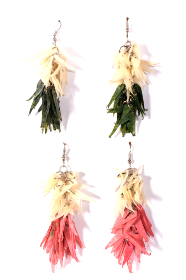 Handmade Fish Scale Earrings | Set of 2 | Multicolour