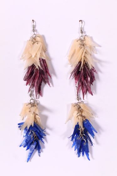 Handmade Fish Scale Earrings | Set of 2 | Multicolour