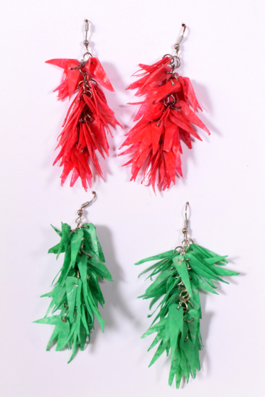 Handmade Fish Scale Earrings | Set of 2 | Multicolour