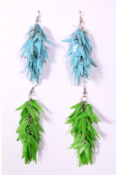 Handmade Fish Scale Earrings | Set of 2 | Multicolour