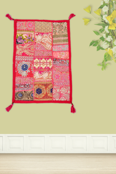 NEW HAND EMBROIDERY TABLE RUNNER  MIX COLOUR