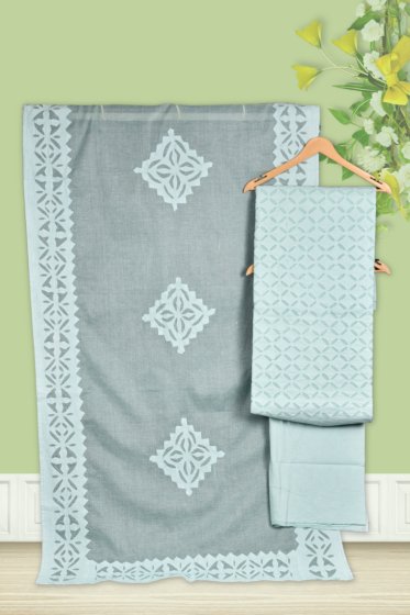 Handmade Cotton Suit Material - 03 Piece Set