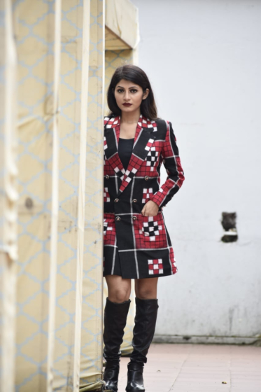 Ladies Blazer with passapali design