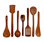 Handcrafted Wooden Spatula Set
