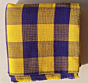 Cotton Honeycomb Towel Blue & Yellow
