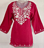 Women Embroidered Pure Cotton Short Kurta
