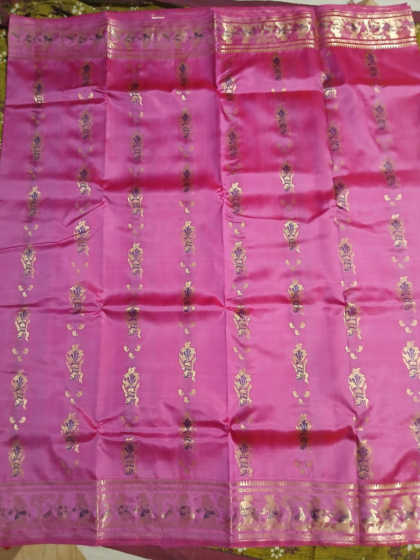 Indian Pure Slik Handloom Saree For Wedding Anniversary 