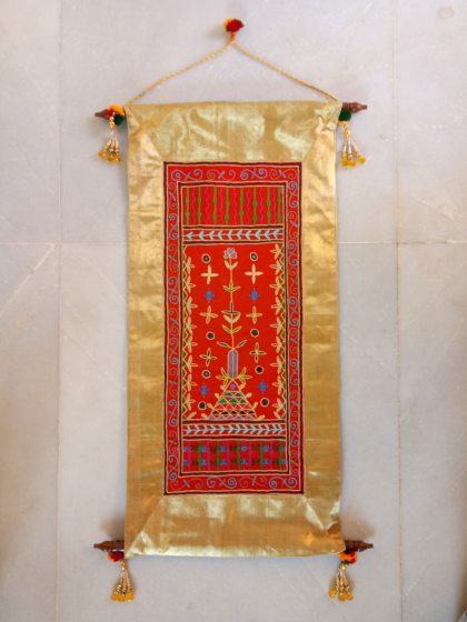Wall Hanging | Aari Embroidery