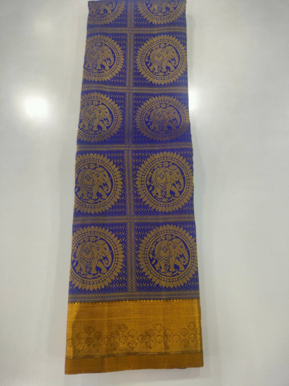 Kancheepuram Silk Saree Blue
