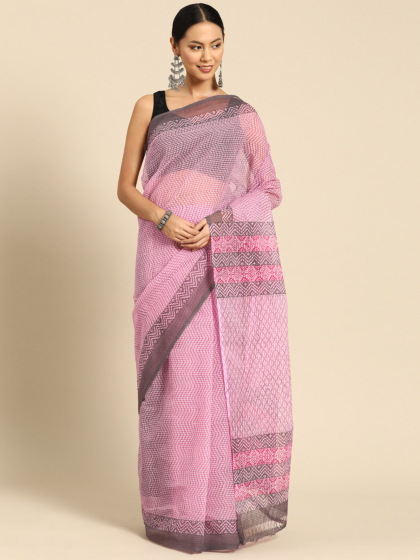Bengal Kota Saree | Pink