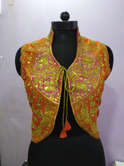 High Neck Designer Blouse