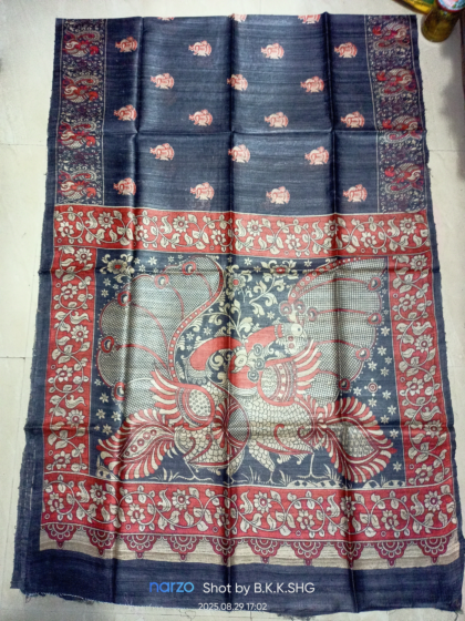 HANDLOOM GHICHA  SILK SAREE 