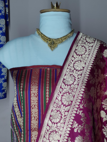 Banarasi silk kurta set