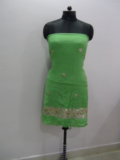 Handmade Gotta Patti Dress Material
