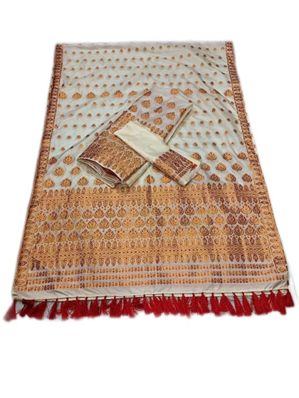 Assamese Silk Mekhela Sador | Multi Colour