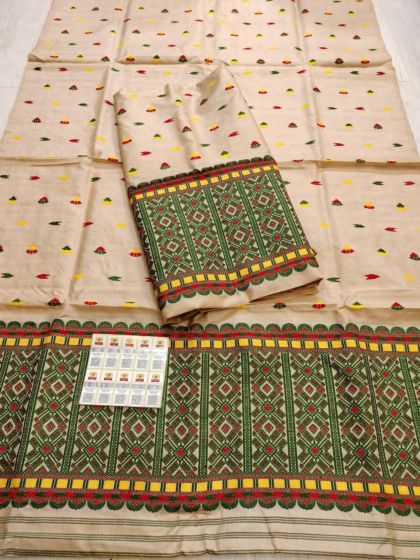 Mekhla Chadar, Pure Tussar Silk