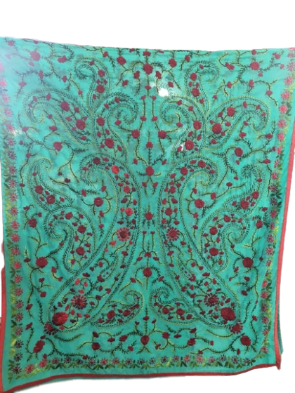Sea green 1 Georgette Phulkhari Duppatta