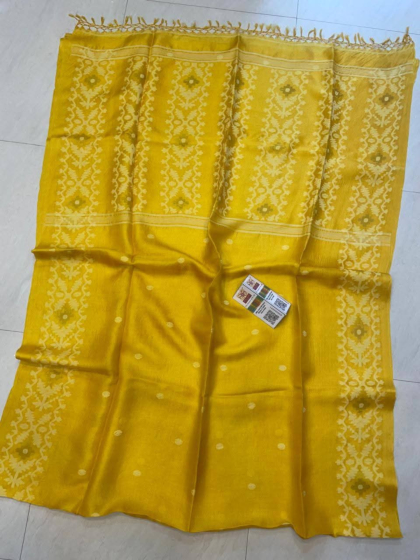 Pure tussar saree with blouse piece 
