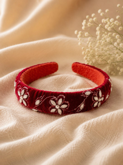 Hand Embroidered Hairband
