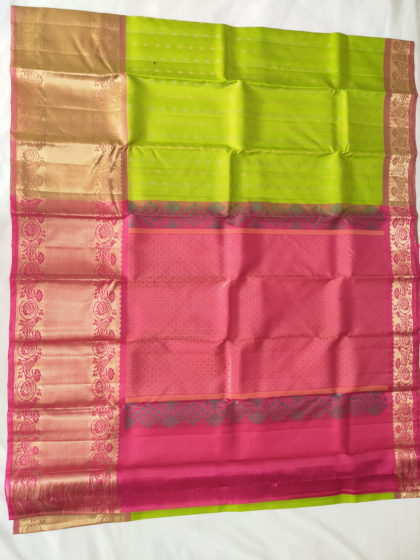 MORAGUDI HANDLOOM KANCHI BORDER SILK SAREES
