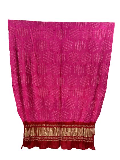 Silk tie & dye dupatta