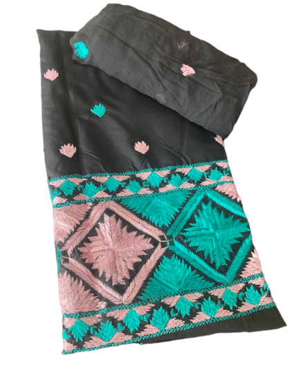 Phulkari Hand Stitched Suit