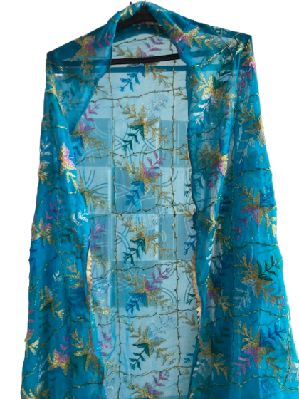 Hand Stitched Phulkari Dupatta
