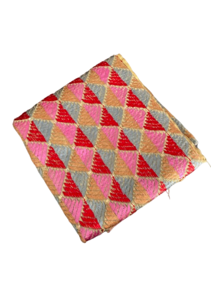 ladies Multi colored Embroiered Dupatta 