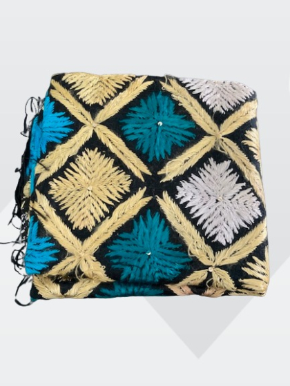 Classic Multicoloured  Phulkari 