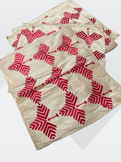 Satin Coushion Cover | Cream Color