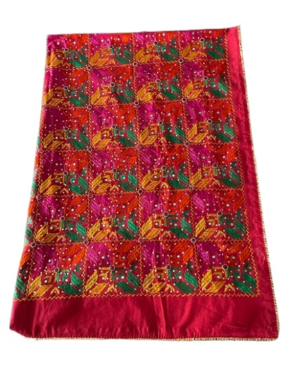 Stone Work Phulkari Khaddar Bagh (Shawl)