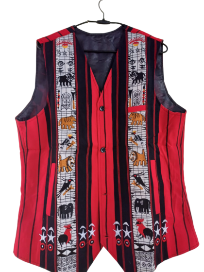 Handloom Waist Coat | XL