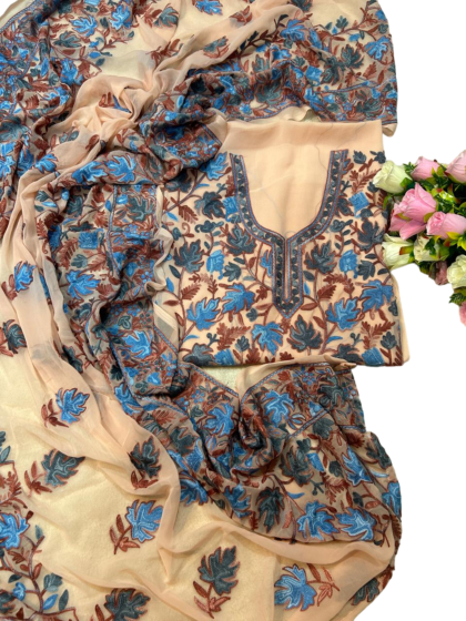 Stylish Cotton Suit Set | Matching Dupatta | Orange