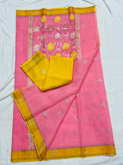 Unstiched kota doria suit