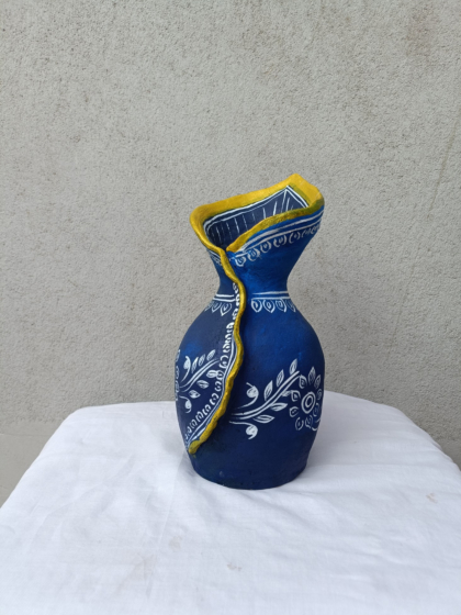 Vibrant Terracotta Flower Pot | Handmade