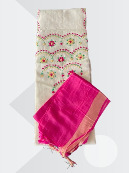 Knot Stitched embroidery  Suit 