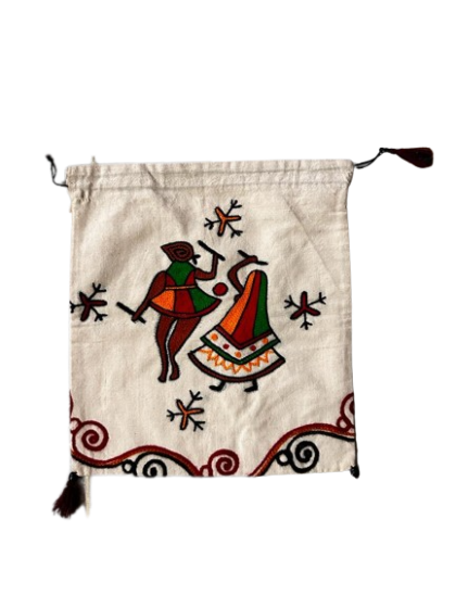 Mobile Pouch | Aari Embroidery