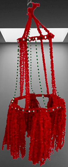 Handmade Embroidered Ceiling Hanging