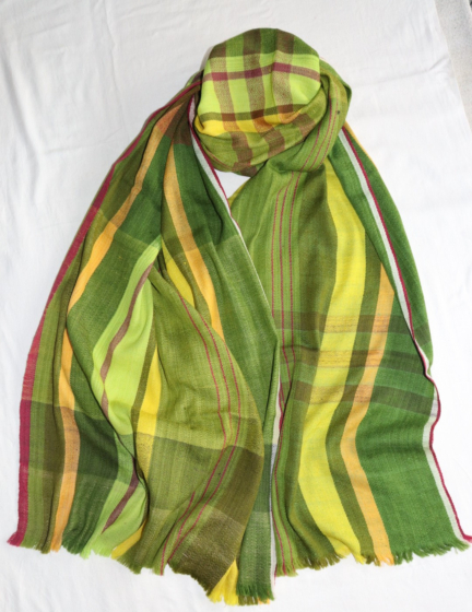 Handloom Wool Silk Stole