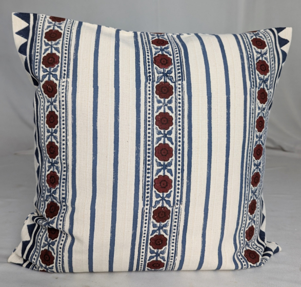 Hand Block Printed Cushion Covers | 16x16 Inches | Set of 2